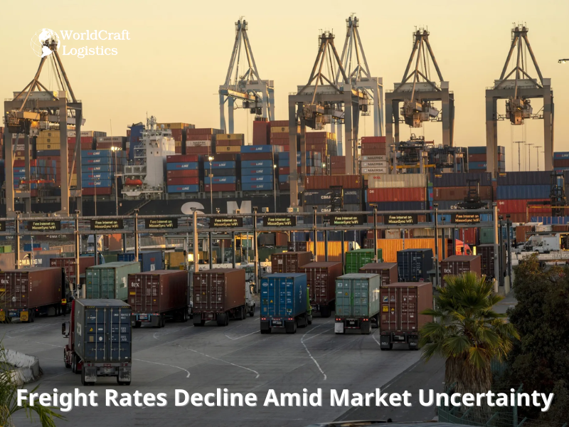 Freight Rates Decline Amid Market Uncertainty