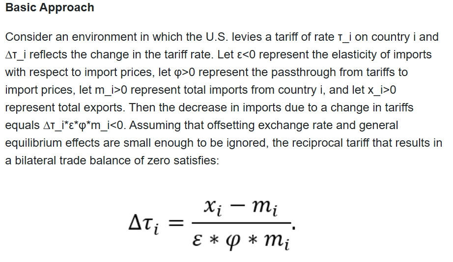 How the U.S. Calculates Reciprocal Tariffs