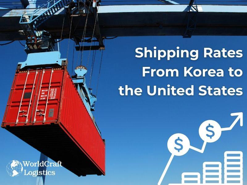 Shipping Rates From Korea to the United States