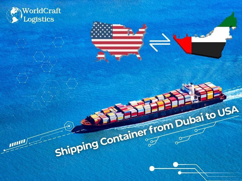 Shipping Container from Dubai to USA