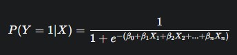 Logistic Regression Formula