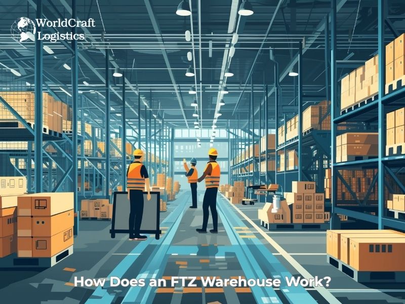 An FTZ warehouse isn’t just another storage option, it’s what separates companies that thrive in global trade from those crushed by import taxes and slow cash flow. Every dollar locked in duties is capital you could be using to grow. This guide from Worldcraft Logistics shows how the right Free Trade Zone (FTZ) strategy can turn customs delays, rising tariffs, and compliance stress into opportunities for significant savings and tighter supply chain control.  What Is an FTZ Warehouse?  A FTZ warehouse short for Foreign-Trade Zone warehouse is a specialized logistics facility located in a designated customs-free zone. In the eyes of customs authorities, goods stored in an FTZ warehouse are not considered to have officially entered the country’s commerce. As a result, import duties and tariffs do not apply until the goods leave the zone and enter the domestic market.  These warehouses operate within free trade zones, also known as foreign trade zones in the United States and similar customs territories globally. Businesses use them to store, assemble, process, or distribute imported merchandise while deferring or reducing duties, taxes, and paperwork.  Unlike traditional warehouses, FTZ warehouses are managed under strict customs oversight. Every shipment entering or exiting the facility is recorded through an inventory control system and reported to authorities yet the business benefits are substantial. With the right compliance procedures, companies can legally delay paying duties or even eliminate them entirely when re-exporting goods.  This makes FTZ warehouses an essential asset for global manufacturers, importers, and supply chain professionals seeking to reduce customs costs and increase operational agility.    *You may be wondering, are Foreign-Trade Zones and Free Trade Zones the same thing? They are essentially the same, but Foreign-Trade Zone is the specific term used in the US (with a hyphen), while Free Trade Zone is the common name used worldwide.  FTZ Warehousing Services – Real Solutions for Global Importers  In a global market reshaped by tariffs and unpredictable trade shifts, flexibility is the new currency. An FTZ warehouse gives importers exactly the ability to control when and how duties are paid, rather than letting customs dictate the pace. Instead of reacting to policy changes, companies operating within an FTZ act strategically, turning regulatory pressure into financial advantage.  Facilities positioned near major U.S. ports, like those in Long Beach, deliver a rare blend of speed and savings. Businesses can store goods closer to entry points, cut drayage costs, and release cargo into the market at the optimal time, not  just when duties are due.  Worldcraft Logistics FTZ Warehouse Solutions  At Worldcraft Logistics, we understand the financial strain importers face due to rising tariffs and unpredictable trade regulations. Our FTZ warehouse in Southern California provides a real, cost-effective solution for businesses that need to manage duties, taxes, and inventory more strategically.  Our 100,000-square-foot FTZ-certified facility, located just 20 miles from the Port of Long Beach, CA, offers 6,000–7,000 pallet positions and full-service logistics support. This prime location helps companies reduce drayage costs, accelerate customs processing, and keep cargo moving efficiently through one of the busiest gateways in North America.  Worldcraft Logistics’ foreign trade zone warehouse service allows importers to:  Defer import duties and taxes until cargo exits the FTZ for U.S. distribution.  Ease cash flow pressure by storing goods tax-free inside the zone.  Meet supplier MOQs (Minimum Order Quantities) without incurring immediate customs costs.  Consolidate shipments and streamline operations to lower administrative expenses.  Few logistics providers in the United States operate a true FTZ-certified warehouse, making this service both rare and valuable. For companies looking to stay competitive during ongoing trade challenges, Worldcraft Logistics’ FTZ warehouse offers a proven way to protect cash flow, minimize risk, and strengthen supply chain efficiency.    How Does an FTZ Warehouse Work?  An FTZ warehouse operates as a secured zone under customs supervision, where imported goods can be stored, handled, or processed without triggering immediate duty payments. The core advantage lies in its customs treatment: the warehouse is considered “outside” the national customs territory for tariff purposes even though it’s physically located within the country. Here’s how the process works:  Step #1: Goods Arrive at the FTZ Warehouse  When shipments arrive at the port of entry, instead of filing a standard customs entry, importers file an FTZ admission using forms like CBP Form 214 in the U.S. This allows the merchandise to be transferred directly to the FTZ warehouse without paying duties or taxes upfront.  Step #2: Inventory Management Inside the Zone  Once inside the FTZ warehouse, goods are tracked by a customs-compliant inventory control system (ICS). The system records all product movements, storage status, and processing actions. This real-time oversight is essential for maintaining compliance and audit readiness.  Step #3: Operations Within the FTZ  Businesses can conduct a wide range of activities inside the foreign trade zone warehouse from simple storage to advanced operations like repackaging, testing, labeling, or full assembly and manufacturing. These value-added activities do not alter the customs status of the goods.  Step #4: Entry to Domestic Market or Export  When goods leave the FTZ warehouse for domestic sale, the importer submits a formal customs entry and pays the applicable duties at that point. However, if the goods are re-exported from the FTZ, no duties are paid at all, effectively eliminating tariff exposure for export-oriented inventory.  Step #5: Weekly Entry Filings and Duty Savings  Many FTZ operators consolidate multiple shipments into a single weekly customs entry. This reduces Merchandise Processing Fees (MPF), paperwork, and administrative costs, a major benefit for high-volume shippers.    In essence, a well-managed ftz warehouse allows companies to defer customs duties, streamline operations, and strategically handle inventory without locking up capital in upfront tax payments. The flexibility it offers is especially valuable in industries with complex global sourcing, changing duty rates, or export-heavy strategies.  Key Benefits of Using an FTZ Warehouse 1. Duty Deferral and Reduction  The most prominent advantage of an FTZ warehouse is the ability to delay import duties until goods leave the zone for domestic use. This deferral frees up working capital that would otherwise be tied up in taxes and tariffs. In many cases, companies may also qualify to pay a lower duty rate on finished goods instead of their components—a strategy known as tariff inversion.  2. Duty Elimination on Re-Exports  If goods stored in an FTZ warehouse are re-exported to another country, no duties or taxes are ever paid. For businesses with large outbound shipments, this represents a major savings opportunity and allows international inventory to flow through the U.S. or other FTZ-enabled countries without customs cost exposure.  3. Weekly Entry Consolidation  Companies using an FTZ warehouse can consolidate all shipments received during a week into one customs entry filing. This dramatically reduces Merchandise Processing Fees (MPF) and lowers administrative overhead, particularly for high-volume importers.  4. In-Zone Manufacturing and Value-Added Services  Unlike bonded warehouses, FTZ warehouses allow operations such as repackaging, assembly, labeling, testing, and even full-scale manufacturing—provided these are approved by customs authorities. These in-zone activities allow firms to customize products for specific markets without triggering immediate duty liabilities.  5. Unlimited Storage Time  FTZ warehouses do not impose statutory time limits on how long goods can be stored. This makes them ideal for long-term inventory staging, seasonal stockpiling, or situations where importers await regulatory clearance (e.g., FDA or USDA approval) before distribution.  6. Lower Compliance and Security Risks  Operating within an FTZ warehouse enhances compliance by centralizing customs oversight and improving traceability. Facilities must meet strict security and inventory control standards, which often align with global best practices and may support C-TPAT or ISO certifications.  7. Tax Advantages and Local Incentives  In many jurisdictions, goods held in an FTZ are exempt from certain state or local inventory taxes. Additionally, some foreign trade zones offer business incentives, such as reduced property taxes or access to infrastructure subsidies for companies that locate their warehouses within zone boundaries.  An ftz warehouse isn’t just a customs loophole it’s a strategic tool that enables importers and manufacturers to optimize duty costs, improve logistics flexibility, and strengthen operational control. For businesses engaged in global trade, especially those moving high volumes or performing in-country transformation, these benefits can be transformative.  FTZ vs. Bonded Warehouse: What’s the Difference?  Choosing between an FTZ warehouse and a bonded warehouse is a crucial decision for importers, exporters, and manufacturers. While both offer customs duty deferral, their functions, regulatory requirements, and strategic advantages are very different.  Below is a side-by-side comparison to help you understand the key distinctions between these two warehouse types:  Feature  	  FTZ Warehouse (Foreign Trade Zone)  	  Bonded Warehouse (Customs Bonded)     Customs Status  	  Considered outside customs territory for duty purposes.  	  Inside customs territory, but goods are under customs control.     Duty Payment Timing  	  Duties are paid only when goods enter domestic commerce.  	  Duties are paid at withdrawal for domestic use.     Duty on Re-Exports  	  No duties paid if goods are exported from the FTZ.  	  Eligible for duty drawback if re-exported (requires claim process).     Tariff Inversion Allowed?  	  ✅ Yes – pay duty on finished product if rate is lower than components.  	  ❌ No – must pay based on original imported component rates.     Permitted Activities  	  Full manufacturing, repackaging, testing, labeling, kitting (requires customs approval).  	  Limited to storage, inspection, preservation, and minimal handling.     Storage Time Limit  	  Unlimited – goods can remain indefinitely in the zone.  	  Typically 5 years maximum in most countries (e.g., U.S., EU).     Weekly Entry Consolidation  	  ✅ Yes – file one customs entry per week (reduces fees).  	  ❌ No – separate entries for each shipment or withdrawal.     Ideal Use Case  	  High-volume imports, manufacturing, re-exports, cost savings.  	  Short- to mid-term storage, moderate volume, duty deferral.     Compliance Complexity  	  Higher: requires activation approval, inventory systems, audits.  	  Moderate: requires license, bond, customs inspections.     Tax Incentives  	  Often eligible for state/local tax exemptions (varies by jurisdiction).  	  Typically subject to local taxes once goods are imported.     Which Is Better: FTZ Warehouse or Bonded Warehouse?  The best option depends on your business goals:  Choose a bonded warehouse if your needs are short-term storage, simple duty postponement, or if you're handling occasional imports with minimal processing.  Choose an FTZ warehouse if you're dealing with high-volume international trade, require in-zone manufacturing, or aim to re-export goods with maximum customs and tax savings.  Both types have unique regulatory frameworks. However, the ftz warehouse offers more flexibility and long-term strategic advantages particularly for global logistics operations that involve frequent importing, exporting, and value-added services.  How to Set Up and Operate an FTZ Warehouse  Setting up an FTZ warehouse involves a structured process governed by customs authorities. Businesses must first obtain approval for zone designation from a national or regional Free Trade Zone Board. Once the location is approved, the operator applies for customs activation, which includes submitting security plans, inventory control procedures, and compliance documentation. After inspection and approval, the facility officially operates as an FTZ warehouse, allowing the company to import goods under deferred-duty status.  Operating an ftz warehouse requires strict adherence to customs regulations. Businesses must maintain a real-time inventory control system that records every product’s entry, movement, and exit within the zone. Routine audits, precise documentation, and staff training are critical for compliance. Many companies partner with experienced logistics providers who already manage FTZ-approved facilities, reducing setup time, cost, and administrative risk while allowing faster access to trade benefits.  Update Taxes and Customs Regulations for FTZ Warehouses 1. Core Tax and Customs Benefits  These benefits are fundamental to both the U.S. FTZ program and general international Free Trade Zone models:  Key Tax & Customs Benefit  	  Detailed Explanation  	  Relevant Regulation (U.S.)     Duty Deferral  	  Customs duties and Federal Excise Taxes are deferred (postponed) until the imported goods physically leave the FTZ and enter the domestic U.S. commerce.  	  19 U.S.C. 81c (FTZ Act)     Duty Exemption  	  Foreign goods imported into the FTZ and subsequently re-exported out of the country are exempt from U.S. duties entirely.  	  19 CFR Part 146     Duty Reduction (Inverted Tariff)  	  Manufacturers can choose to pay the duty rate of the finished product or the duty rate of the component parts, whichever is lower. This is especially beneficial when the tariff on the finished item is less than the sum of the tariffs on its imported components.  	  FTZ Act and FTZ Board Rules     Merchandise Processing Fee (MPF) Reduction  	  FTZ users can file a single weekly customs entry for all shipments entering U.S. commerce, instead of an entry for each shipment. Since the MPF is capped per entry, this drastically reduces the total fees paid.  	  CBP Entry Procedures (Weekly Entry)     No Duties on Waste/Scrap  	  Any imported merchandise that is scrapped, spoiled, or results in waste during processing or manufacturing within the FTZ is not subject to duty.  	  CBP Regulations (Manipulation/Destruction)     Unlimited Storage  	  Merchandise can be stored in an FTZ for an unlimited period of time (unlike Customs Bonded Warehouses, which have time limits).  	  CBP Regulations     2. Merchandise Status (U.S. FTZ Specific)  When merchandise enters a U.S. FTZ, it is assigned a status that determines its tariff treatment upon leaving the zone:  Privileged Foreign (PF) Status: The duty rate is locked in based on the condition and value of the goods at the time of admission into the FTZ. (Mandatory for goods subject to Anti-Dumping/Countervailing Duties).  Nonprivileged Foreign (NPF) Status: The duty rate is determined based on the condition and value of the goods at the time of entry into U.S. commerce. This is the preferred status for utilizing the Inverted Tariff benefit.  Domestic Status: Goods produced in the U.S. or foreign goods on which all duties and taxes have already been paid.  Disclaimer: This information is a summary for general reference. Tax and customs regulations are highly specific and vary significantly by country. For precise legal and operational guidance, you must consult the official government sources (e.g., U.S. Customs and Border Protection or the relevant Customs Authority in the specific country) or seek advice from a qualified customs or tax professional.  FAQs About Free Trade Zone Warehouses 1. Who can use an FTZ warehouse?  Importers, exporters, and manufacturers who deal with global shipments can use FTZ warehouses. They are particularly valuable for businesses that import large volumes of goods, re-export products, or operate near major ports like Long Beach, Los Angeles, or Houston.  2. Where are FTZ warehouses located in the U.S.?  FTZ warehouses are usually located near major seaports, airports, and logistics hubs to support international trade. For example, Worldcraft Logistics operates a certified FTZ warehouse just 20 miles from the Port of Long Beach, California, strategically positioned to reduce drainage costs and speed up delivery.  3. Can an FTZ warehouse help my business save money?  Yes. By delaying import duties and reducing fees through weekly entry filings, an ftz warehouse improves cash flow and lowers operational costs. Companies can also save on inventory taxes and take advantage of tariff inversion when manufacturing inside the zone.  4. How can I start using an FTZ warehouse?  You can partner with an FTZ-certified logistics provider like Worldcraft Logistics. Their team manages customs activation, compliance, and reporting allowing your company to enjoy all FTZ benefits without handling complex administrative requirements.  5. How much does it cost to use an FTZ warehouse?  One-time setup / zone activation fees: approx. US $3,000 – US $15,000+  Annual user/maintenance fees: approx. US $5,000 – US $20,000+  Storage/handling fees: US $33/month  Customs processing/entry savings: For example one provider cited reducing MPF from ~$1.9 M/year to ~$26 k/year in a scenario by consolidating shipments in an FTZ.  The cost of using an ftz warehouse depends on several factors: location, storage volume, handling frequency, and whether value-added services (like assembly or labeling) are needed. In the U.S., businesses also pay a one-time customs activation fee and an annual user fee. However, these expenses are often outweighed by savings from deferred duties, reduced processing fees, and lower inventory taxes.  (Information about price range is for reference only)  6. Can small businesses benefit from FTZ warehouses?  Yes. Small and mid-sized importers can gain significant advantages from foreign trade zone warehouses by partnering with a certified FTZ operator. Shared or third-party FTZ warehouses allow smaller businesses to enjoy the same duty savings and compliance benefits without bearing the full cost of establishing their own zone.  7. Are FTZ warehouses only available in the United States?  No. The FTZ model exists worldwide under various names Free Trade Zones, Special Economic Zones (SEZs), or Freeports. Countries such as China, Singapore, and the UAE have similar programs designed to attract investment, support re-export trade, and provide tax incentives. The U.S. Foreign-Trade Zone program, however, remains one of the most structured and widely used globally.  8. Does using an FTZ warehouse affect product quality or packaging?  Not at all. Goods inside an ftz warehouse can be stored, inspected, or repackaged according to quality control standards. Many facilities provide clean, temperature-controlled storage and professional handling services, ensuring that products remain in top condition while awaiting domestic release or export.  9. Can an FTZ warehouse help with supply chain delays?  Yes. FTZ warehouses help companies store critical inventory closer to distribution points without paying duties upfront. This setup gives importers more control over when to clear customs, which can help reduce backlogs and maintain consistent product availability even during port congestion or shipping disruptions.  10. What types of products are suitable for FTZ warehousing?  FTZ warehouses are ideal for industries with high-duty products or global supply chains such as electronics, automotive parts, apparel, industrial machinery, and consumer goods. Any business that frequently imports components or finished products and wants to optimize tax and compliance costs can benefit from FTZ storage.