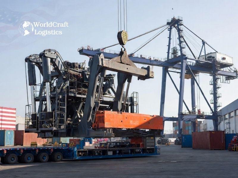 SHIPPING MACHINERY TO THE USA