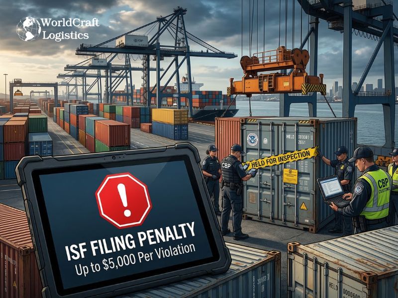 Importer Security Filing Penalty – ISF Violation Fines Up to $5,000 Per Shipment