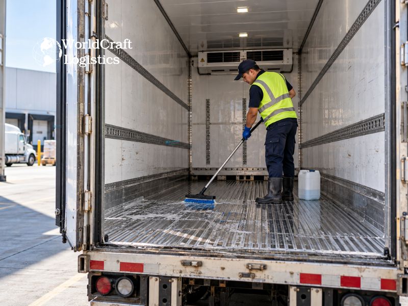 Refrigerated trailer cleaning and sanitation for reefer trucking food safety.jpg